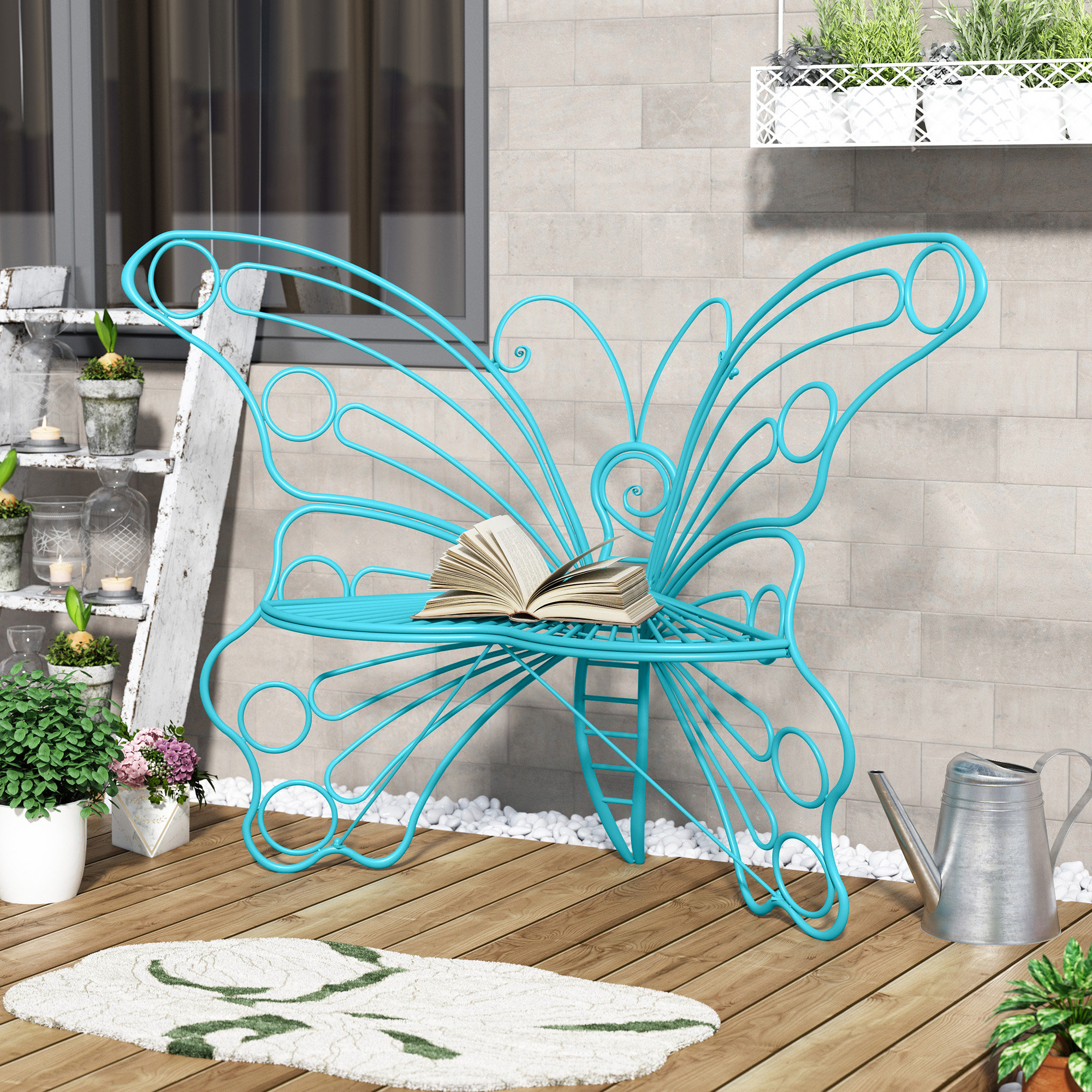 Metal butterfly chair discount